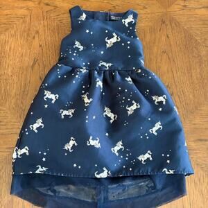 Navy blue unicorn print trixxi
